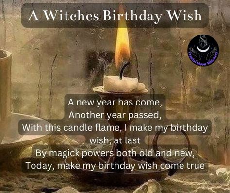A Witchy Celebration: Birthday Wishes for a Magical Year ahead